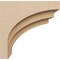 Ekena Millwork 7"W x 14"D x 14"H Classic Rockford Rough Cedar Woodgrain TimberThane Corbel, Primed Tan CORUR07X14X14ROCRCPR - alternate 3